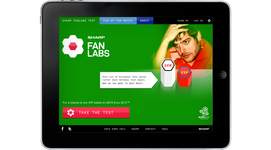 Sharp Fanlabs app